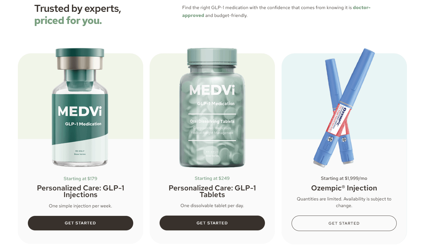 MEDVi Weight Loss prices